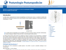 Tablet Screenshot of posturologie-posturopodie.be